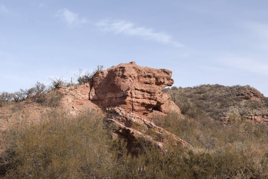 Sierra de las quijadas；圣路易斯；阿根廷