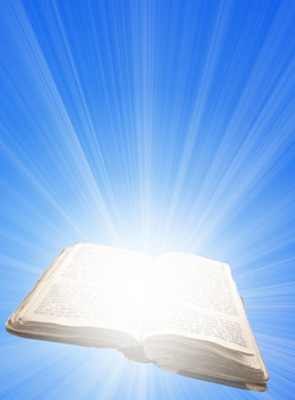 用光打開魔法書