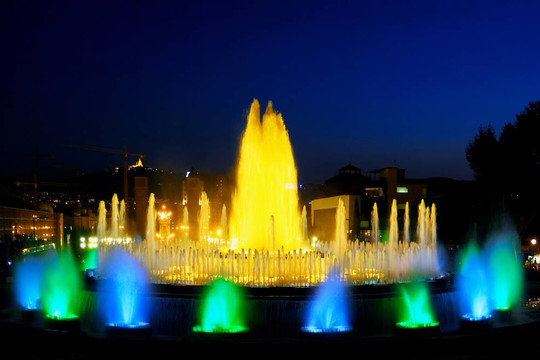 Barcelona.Spain噴泉。