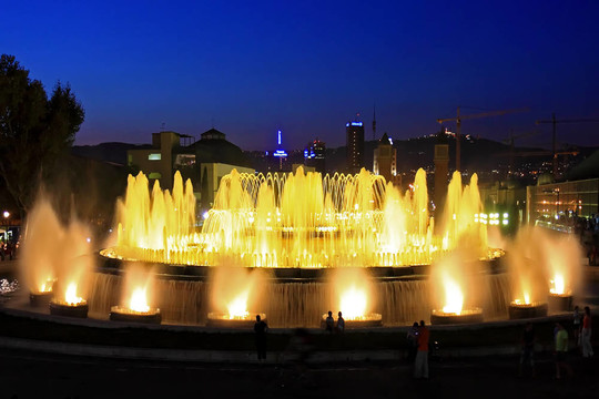 Barcelona.Spain噴泉。
