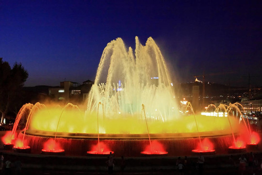 Barcelona.Spain噴泉。