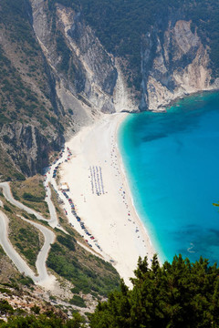邁托斯海灘；Kefalonia