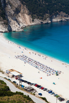 邁托斯海灘；Kefalonia
