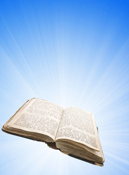 用光打開魔法書