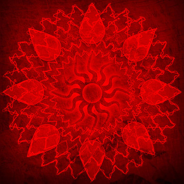 紅太陽背景spirutal