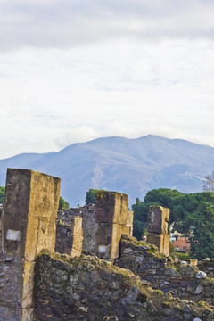 龐貝古城遺址景觀