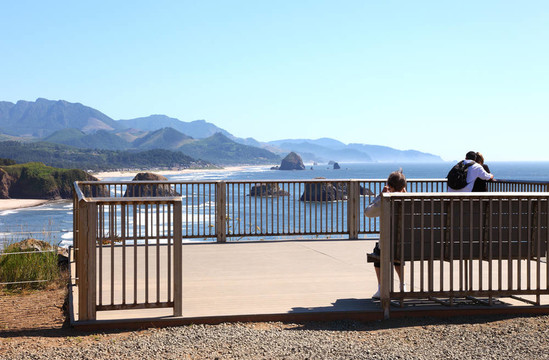 宜客萊國家公園或海岸了望。