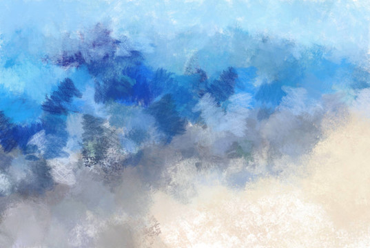海灘。aquarell。