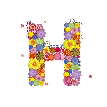 字母花紋