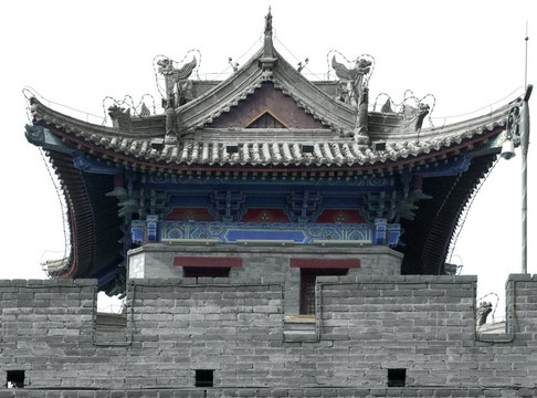 西安市城墻建筑