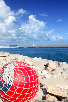 隨著網(wǎng)絡(luò)在福門特拉島港釣魚浮標(biāo)