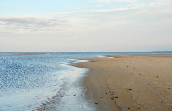 起重機海灘海岸風景