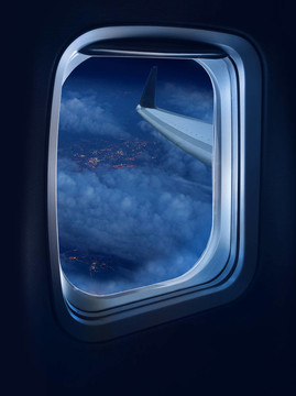 夜間飛行旅行
