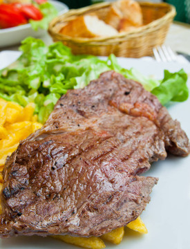 多汁的牛排牛肉