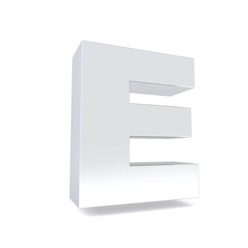 3D拉絲金屬字母表