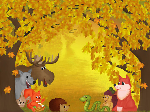 autumnn森林