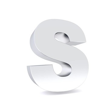 3D刷金屬字母表
