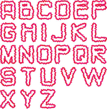 字母的心