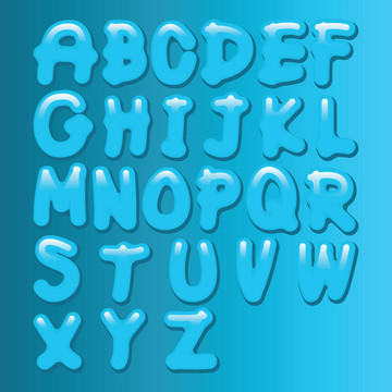 AQUA的字母