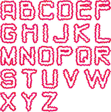 字母的心
