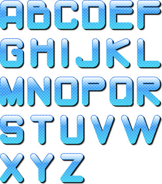 eps10_glossy_alphabet_blue