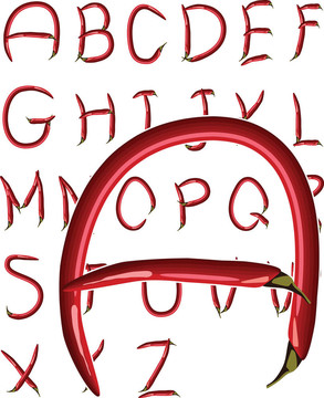 辣椒的字母