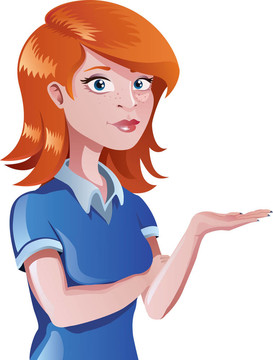 紅發(fā)女孩表現(xiàn)出
