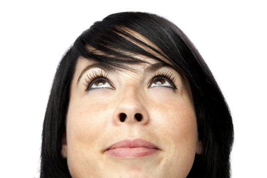 女孩抬頭
