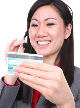 亞洲女性信用卡