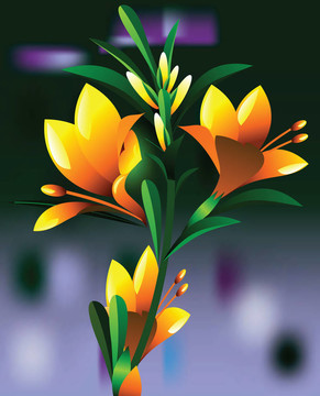 詳細的黃色的花