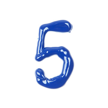 藍色石油數(shù)字-五
