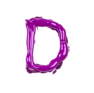 粉紅油字母表