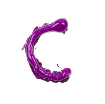 粉紅油字母表