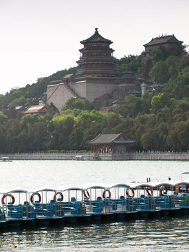 北京頤和園；中國