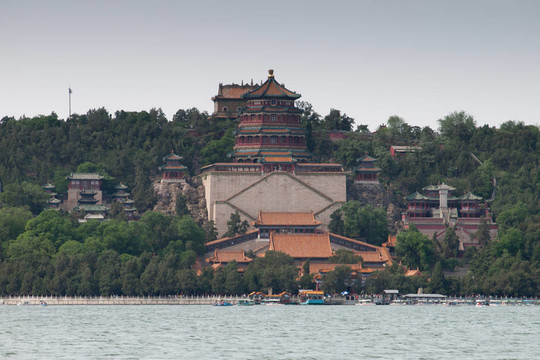 北京頤和園；中國