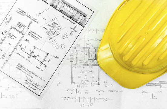 用工人工具建造施工圖