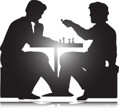 人下棋剪影