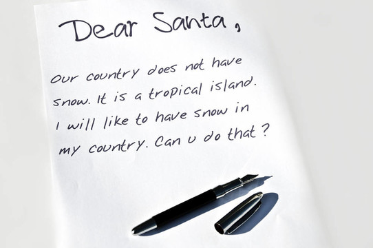 親愛的Santa的信