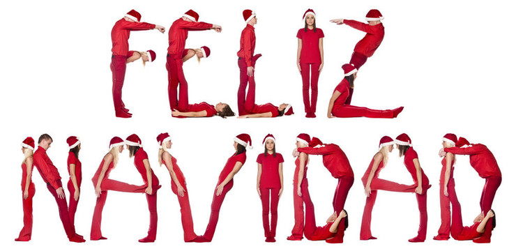 精靈形成詞FELIZ NAVIDAD