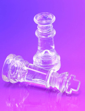 有光澤的國王和王后的硬幣