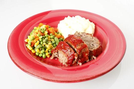 肉餅和土豆泥