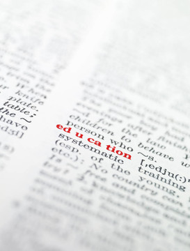 字典中強(qiáng)調(diào)的單詞教育