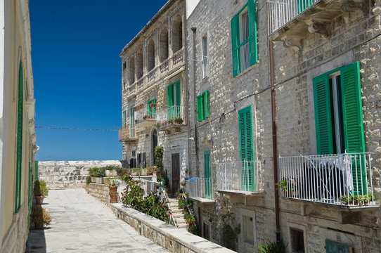 莫爾費(fèi)塔的觀點(diǎn)。Apulia。
