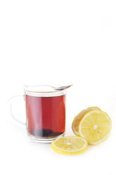 一杯茶和檸檬