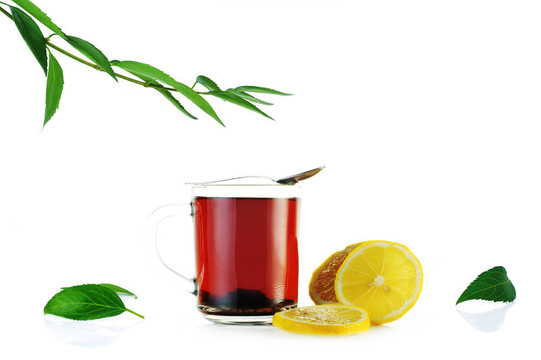 一杯茶和檸檬