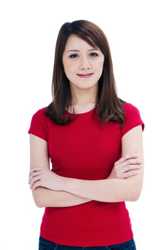 快樂(lè)的小女人