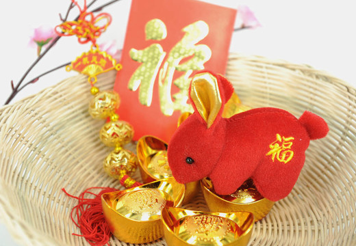 迎接中國兔新年