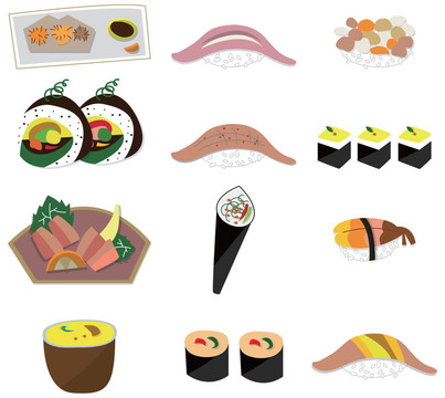 本站日本食品圖標(biāo)集
