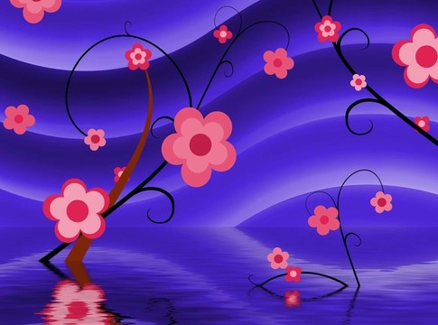 水的花朵