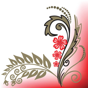 紅色的花
